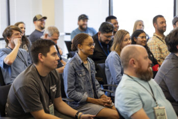 Participants at a breakout session.