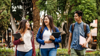 Adobe stock photo of a college student.